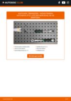NISSAN PRIMERA Hatchback (P12) Zündkerzensatz austauschen: Online-Handbuch zum Selbstwechsel