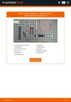 Online manual til udskiftning på egen hånd af Koblingshovedcylinder på Citroen C1 II