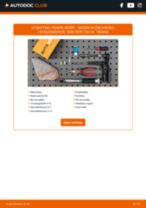 Illustrerte veiledninger for rutinemessige vedlikeholdskontroller av NISSAN NV200 Box