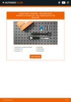 Trin-for-trin PDF-tutorial om skift af MERCEDES-BENZ SPRINTER 2-t Box (901, 902) Tændrør