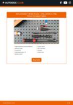How to change Spark plug set iridium and platinum on OPEL ZAFIRA A (F75_) - manual online