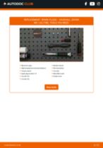 How to change Spark plug set iridium and platinum on VAUXHALL ZAFIRA Mk I (A) (F75) - manual online