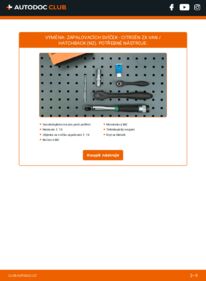 Jak provést výměnu: Zapalovaci svicka ZX Van / Hatchback (N2) 1.8