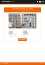 Trin-for-trin PDF-tutorial om skift af OPEL ASTRA H Estate (L35) Styrekugle