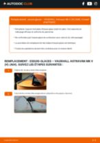 Comment changer Essuie-glaces Astra H A04 arrière et avant - Manuel pdf