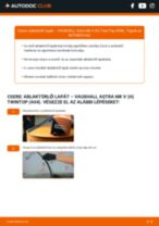 VAUXHALL Astra Mk5 (H) TwinTop (A04) 2006 javítási és kezelési útmutató pdf