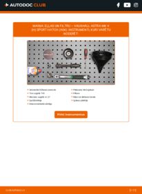 Kā veikt nomaiņu: 1.6 i 16V (L08) Astra H A04 Eļļas filtrs