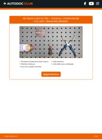 Kaip atlikti keitimą: VAUXHALL CORSAVAN Mk II (C) 1.3 CDTI 16V (F08) Kuro filtras