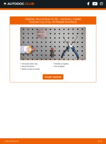 Jak provést výměnu: Palivový filtr Combo Tour Mk2 (C) (F25) 1.3 CDTI 16V