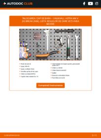 Cum să efectuați înlocuirea: Cap de bara Astra H Break 1.8 (L35)