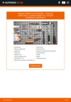 Podrobný PDF tutorial k výmene VAUXHALL COMBO Mk II (C) Box Body / Estate (F25) Brzdové Platničky
