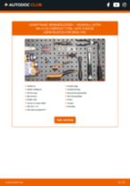 Online manual til udskiftning på egen hånd af Bremseklodssæt på VAUXHALL ASTRA Mk IV (G) Convertible