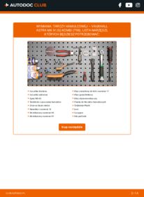 Jak wymienić Tarcza hamulcowa Astra Mk4 (G) Kombi (T98) 1.7 DTI 16V