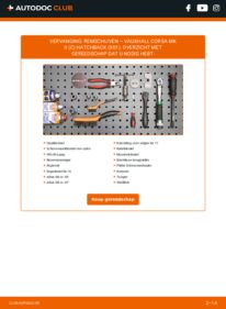 Vervangen: Remschijven 1.2 16V (F08, F68) Corsa C X01