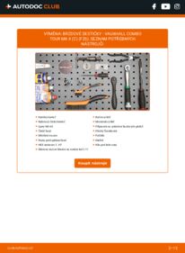 Jak provést výměnu: Brzdové Destičky Combo Tour Mk2 (C) (F25) 1.3 CDTI 16V