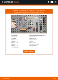 Jak provést výměnu: Lozisko kola Astra Mk5 (H) Combi (A04) 1.8 (L35)