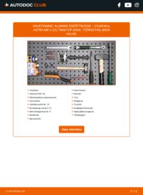 Kuidas välja vahetamist läbi viia: Astra H TwinTop 1.8 (L67) Õõtshoob