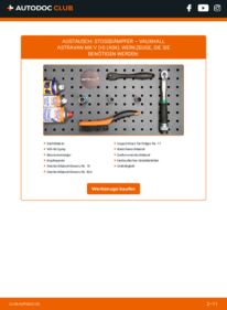 Wie der Wechsel durchführt wird: Stoßdämpfer VAUXHALL ASTRAVAN Mk V (H) 1.3 CDTi tauschen