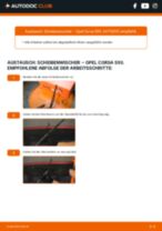 OPEL CORSA B (73_, 78_, 79_) Flachbalkenwischer wechseln: Handbücher und Ratschläge