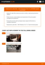 SEAT Alhambra II (710, 711) 2020 repair manual and maintenance tutorial