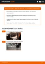 SEAT ALHAMBRA Salona filtrs maiņa: bezmaksas pdf