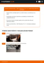 Podrobný PDF tutorial k výmene SEAT ALHAMBRA (710, 711) Kabínový filter