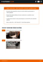 SEAT Altea (5P1) 2020 instrukcijas par remontu un apkopi