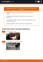 Trin-for-trin PDF-tutorial om skift af SEAT Alhambra 7M Bagbro