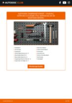 VAUXHALL CORSA Mk I (B) Halter, Stabilisatorlagerung: Schrittweises Handbuch im PDF-Format zum Wechsel
