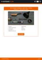 Step by step PDF-tutorial on Thermostat Mercedes C190 replacement