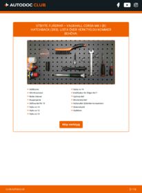 Så byter du Fjädrar på 1.4 i VAUXHALL CORSA Mk I (B)