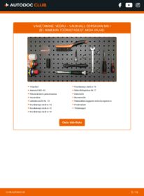 Kuidas välja vahetamist läbi viia: VAUXHALL CORSAVAN Mk I (B) 1.4 i Vedrustus