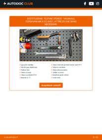 Sostituzione di Testina dello Sterzo VAUXHALL CORSAVAN Mk II (C) 1.3 CDTI 16V (F08)