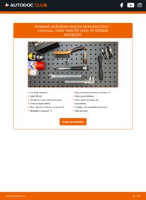 Jak wymienić Końcówka drążka kierowniczego poprzecznego Tigra Mk2 TwinTop (X04) 1.8