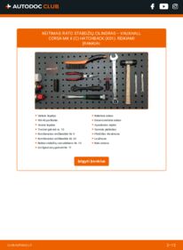 Kaip atlikti keitimą: Corsa C X01 1.2 16V (F08, F68) Ratų cilindrai