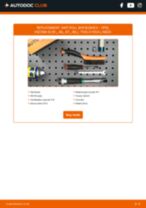 Replacing Anti-roll bar bush kit OPEL ASCONA: free pdf