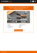Vervang het Stabilisator rubbers van de OPEL ASTRA G Estate (F35_) met onze online pdf-handleiding