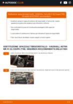 Sostituzione Tergicristalli anteriore e posteriore Astra H Hatchback: tutorial PDF passo-passo