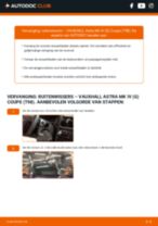 Handleiding PDF over onderhoud van Astra Mk IV (G) Coupe (T98) 1.8 16V Dualfuel