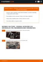 Instrukcijos PDF apie Astra Mk IV (G) Universalas (T98) 2.0 16V priežiūrą
