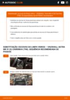 PDF manual sobre manutenção de Astra Mk IV (G) Carrinha (T98) 2.0 16V