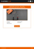 Trin-for-trin PDF-tutorial om skift af OPEL COMBO Box Body / Estate Luftfilter