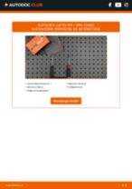 OPEL COMBO Box Body / Estate Luftfilter: Schrittweises Handbuch im PDF-Format zum Wechsel