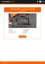 Trin-for-trin PDF-tutorial om skift af VAUXHALL ASTRA Mk V (H) Estate Kileribberem