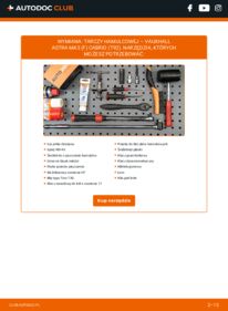 Jak wymienić Tarcza hamulcowa Astra Mk3 (F) Cabrio (T92) 1.6 i