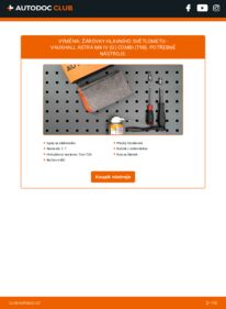 Jak provést výměnu: Zarovka svetlometu Astra Mk4 (G) Combi (T98) 1.7 DTI 16V