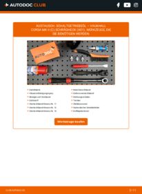 Wie der Wechsel durchführt wird: Getriebeöl und Verteilergetriebeöl Corsa C X01 1.2 16V (F08, F68) tauschen