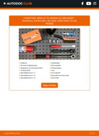 Slik bytter du Girolje og Akselgirolje 1.8 Zafira B A05