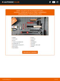 Hogyan végezze a cserét: 1.6 16V (F08, F48) Astra G T98 Lengőkar