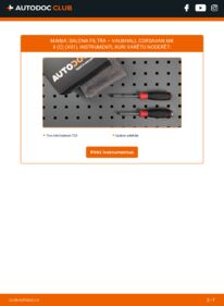 Kā veikt nomaiņu: 1.3 CDTI 16V (F08) VAUXHALL CORSAVAN Mk II (C) Salona filtrs